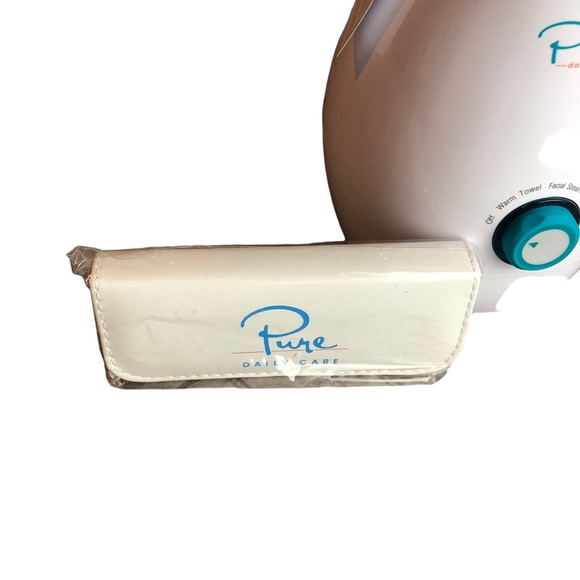 NWT PURE NANOSTEAMER 3-In-1 Ionic Facial Steamer w 5 pc Stainless Skin Kit - Picture 3 of 12